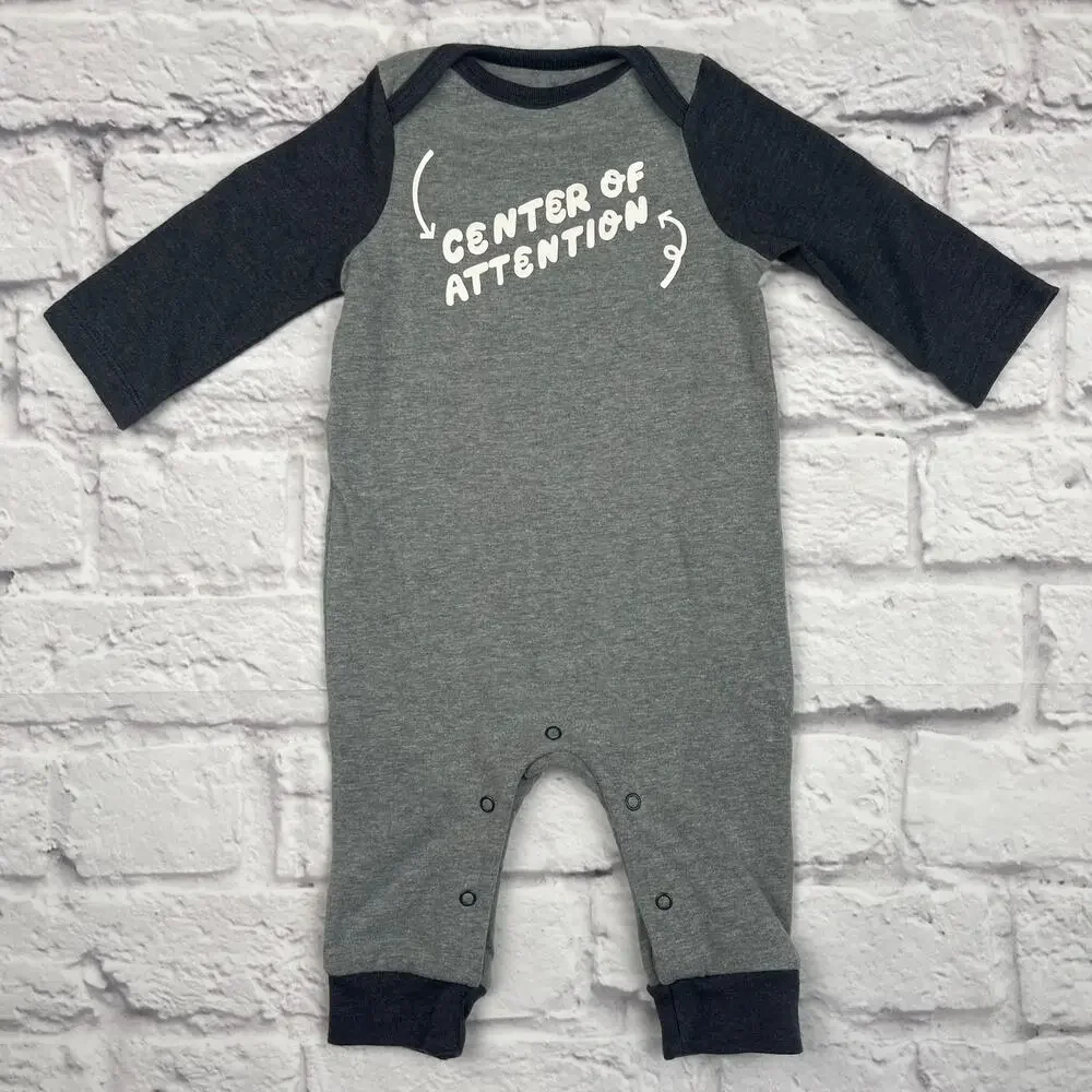 Cat & Jack Long-Sleeve Romper Size 0-3 mo